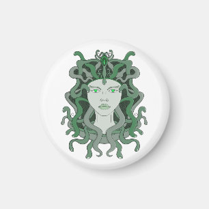 Aimant Medusa Gorgo Serpent Gorgone Monstre Mythologie Gr