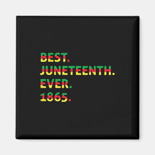 Aimant Meilleur 18e jour 1865 Noir afro-américain F