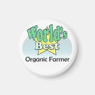 Aimant Meilleur agriculteur biologique au monde
