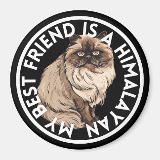 Aimant Meilleur ami Himalayan Chat