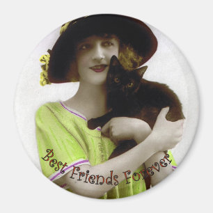 Aimant Meilleur Ami Pour Femme & Chat