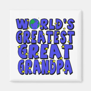 Aimant Meilleur Arrière Grand-Père du Monde