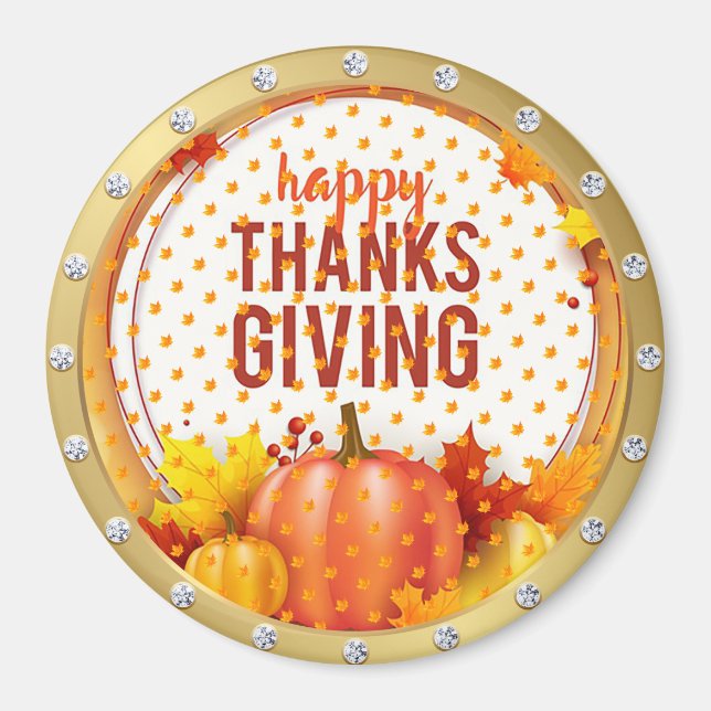 Aimant Meilleur cadeau de Bon thanksgiving populaire (Devant)