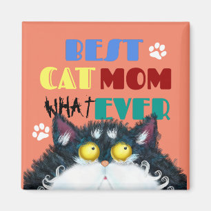 Aimant Meilleur Cat Maman jamais   Amoureux de les chats 