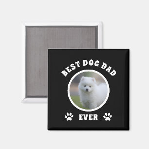 Aimant Meilleur Chien Papa Jamais Personnalisé Photo Pers