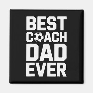 Aimant Meilleur Entraîneur Papa Jamais Coaching Football 