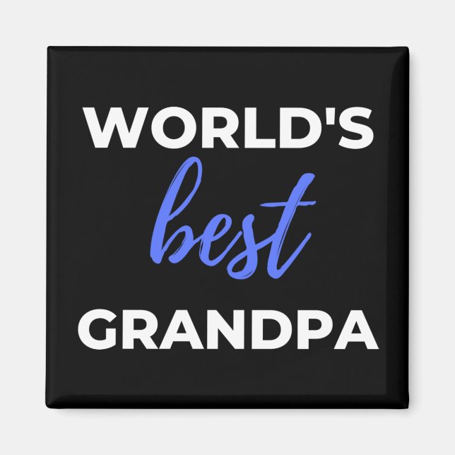 Aimant Meilleur grand-père du monde (Devant)