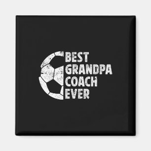 Aimant Meilleur Grand-Père Entraîneur de Football Grand-P