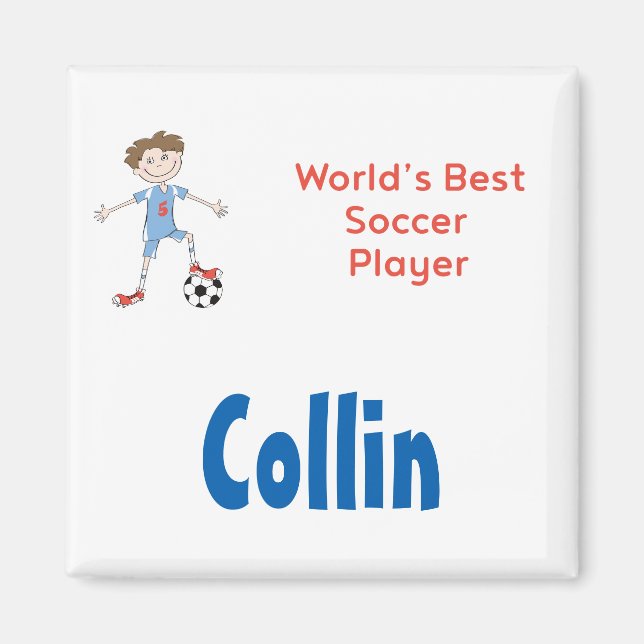 Aimant Meilleur joueur de football du monde (Devant)