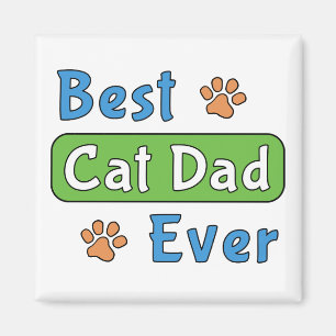 Aimant Meilleur papa chat du monde