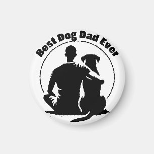 Aimant Meilleur Papa Chien de Tous les Temps T-shirt Homm