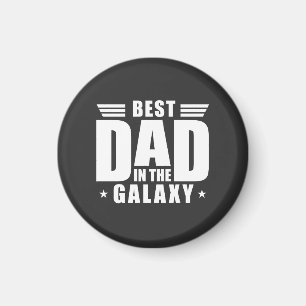 Aimant Meilleur papa dans la Galaxie - Fête des pères, An
