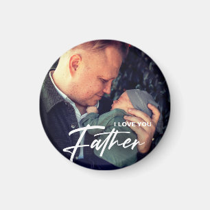 Aimant Meilleur Papa du Monde   Cadeau photo pour la fête