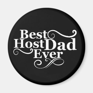 Aimant Meilleur papa hôte jamais heureux fête des pères i