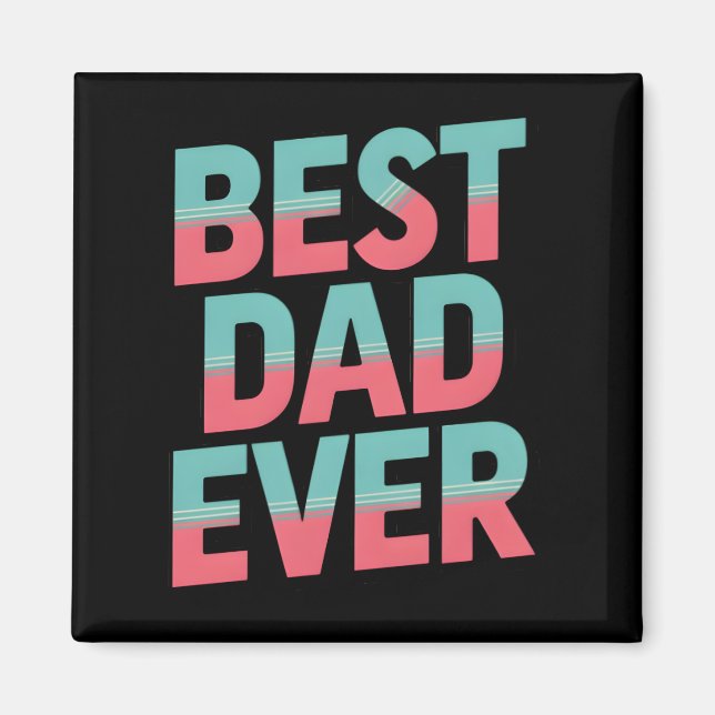 Aimant Meilleur papa jamais (Devant)