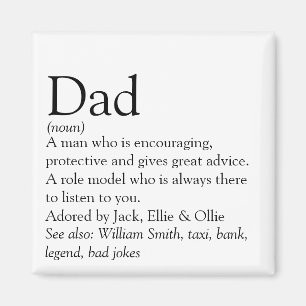 Aimant Meilleur Père, Papa, Papa, Père Définition