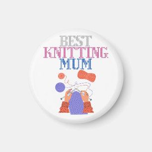 Aimant Meilleur tricot maman 01