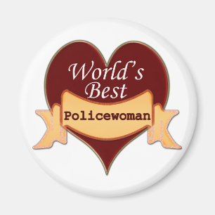 Aimant Meilleure femme de police du monde