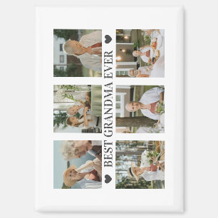 Aimant Meilleure Grand-mère Collage de Photos – Cadeau av