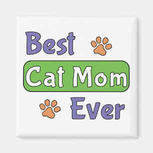 Aimant Meilleure maman de chat de tous les temps