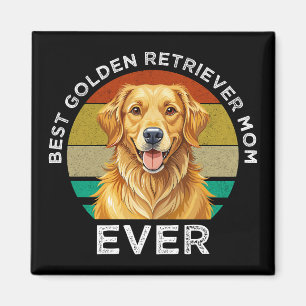 Aimant Meilleure maman Golden Retriever de tous les temps