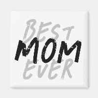Meilleure Maman Moderne Grunge Noir et Gris