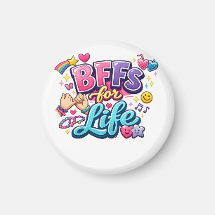Aimant Meilleures amies pour la vie – Cute Meilleures ami