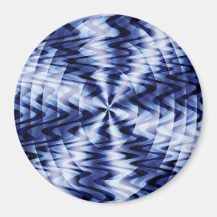 Aimant Mélange de vagues bleues...