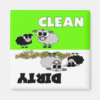 Aimant Mélange Mouton Nettoyer / Lave-vaisselle sale Magn