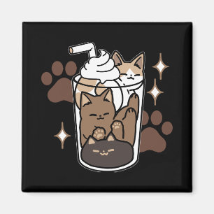 Aimant Mélange Purr-Fect : Conception de café pour le caf