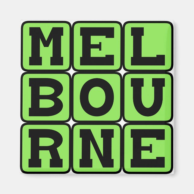 Aimant Melbourne, Ville en Australie (Devant)