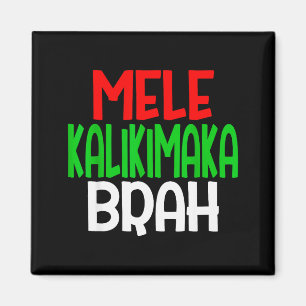 Aimant Mele Kalikimaka Brah - Drôle d'île hawaïenne Chris
