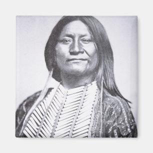 Aimant Membre de la tribu de Comanche, 1872 (photo de