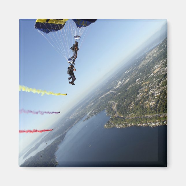 Aimant Membres de l'équipe de parachutistes de la marine  (Devant)