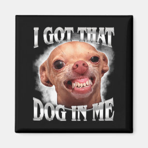 Aimant Mème Chihuahua J'ai ce chien dans l'humour Chien d