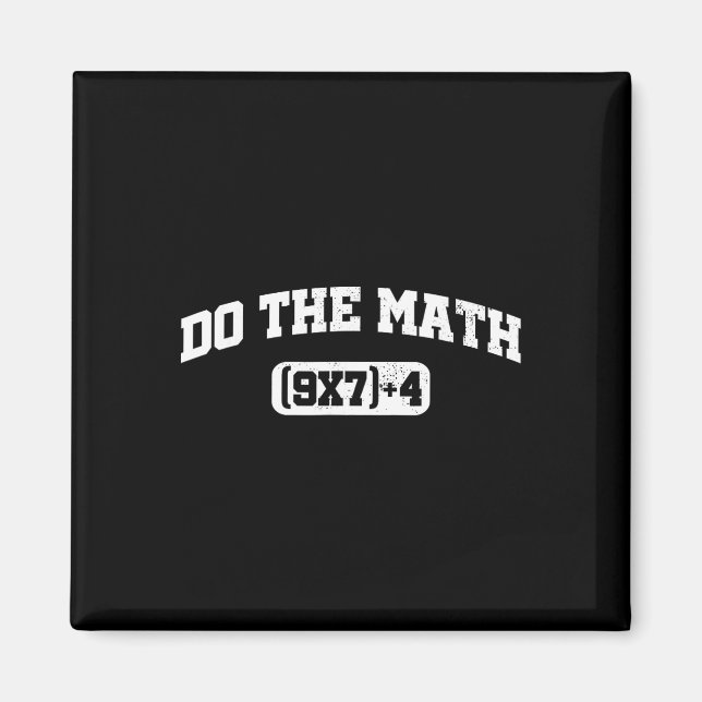 Aimant Mème de maths, Mème de maths 67, Professeur de six (Devant)
