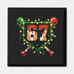 Aimant Mème drôle 67 Noël Baseball Glaces Hommes Garçon