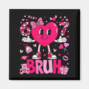 Aimant Mème drôle 67 Six Sept Bruh Saint-Valentin Cœur Fe