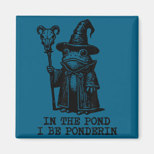 Aimant Mème du magicien grenouille dans le Nd I Be Nderin