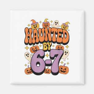 Aimant Mème Hanté 67 Six Sept 6-7 Blague drôle d'Internet