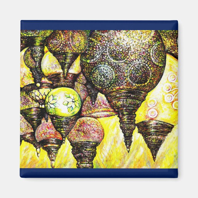 Aimant Même plus grande idée de couleur (Devant)