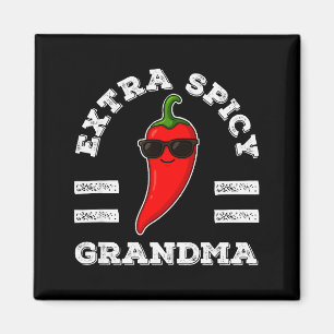 Aimant Mémé Scy Extra Femmes Foodie Humour Piment Chaud