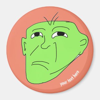 Aimant mème vert modifiable signifie