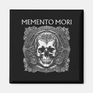 Aimant Memento Mori Crâne Philosophie stoïque Hommes Femm