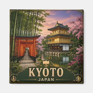 Aimant 🧲 Mémoire de vacances à Kyoto au Japon à chérir �