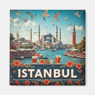 Aimant 🧲 Mémoire de voyage à Istanbul Turquie pour les v