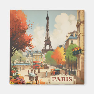 Aimant Mémoire de voyage à Paris en automne
