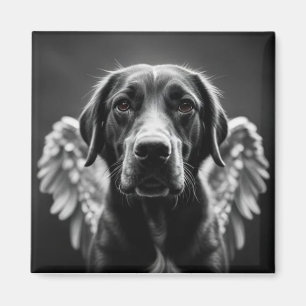 Aimant Memorial Angel Chien Labrador
