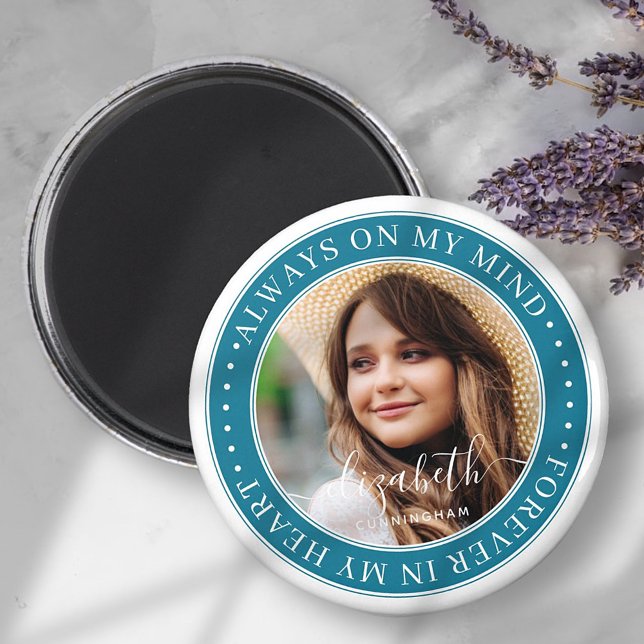 Aimant Mémorial toujours dans mon esprit photo élégante (Créateur téléchargé)