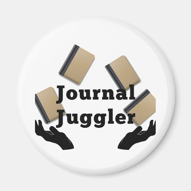 Aimant Meneuse de journal (Devant)